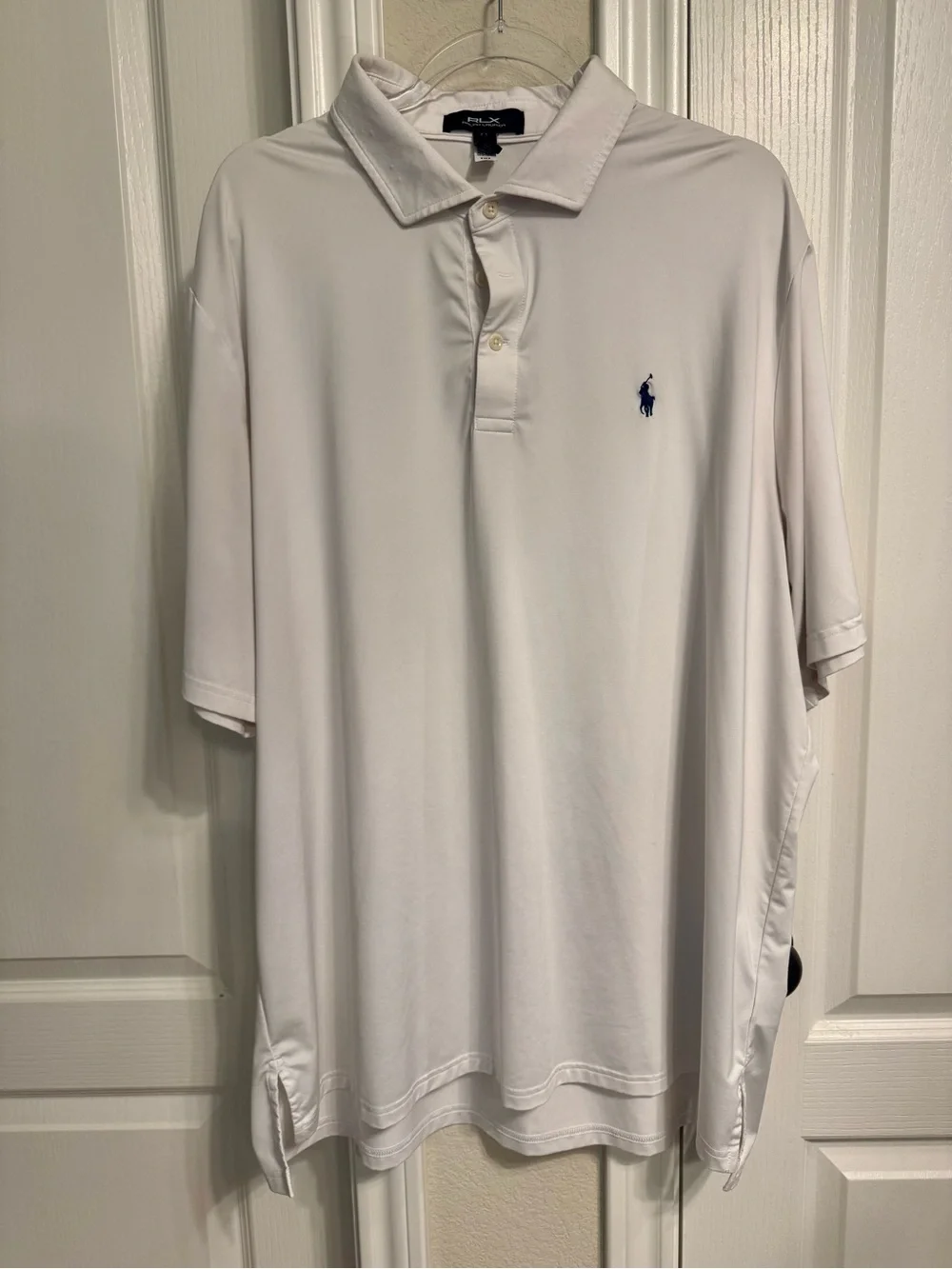 Ralph Lauren White Polo with Navy Pony